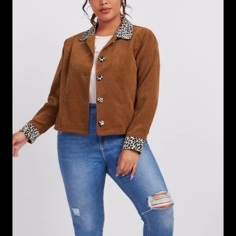 Blazer- Leopard Print